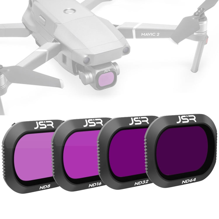 Filtro de lente JSR Dron 4 en 1 ND8 + ND16 + ND32 + ND64 para DJI Mavic 2 Pro