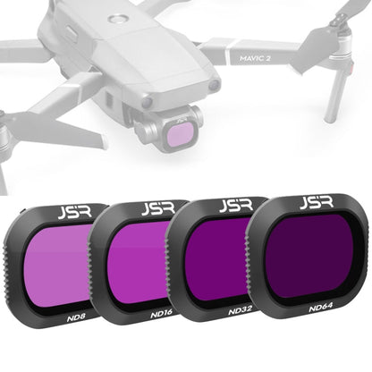 Filtro de lente JSR Dron 4 en 1 ND8 + ND16 + ND32 + ND64 para DJI Mavic 2 Pro