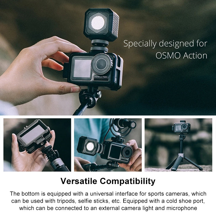 Jaula de conejo PGYTECH P-11B-010 Cámara deportiva Accesorio de Vlog para DJI Osmo Action — imagen 5