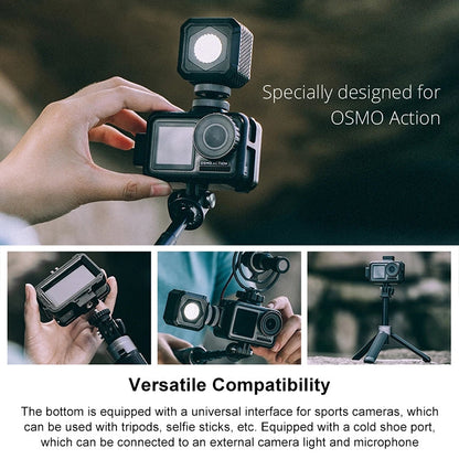 Jaula de conejo PGYTECH P-11B-010 Cámara deportiva Accesorio de Vlog para DJI Osmo Action — imagen 5