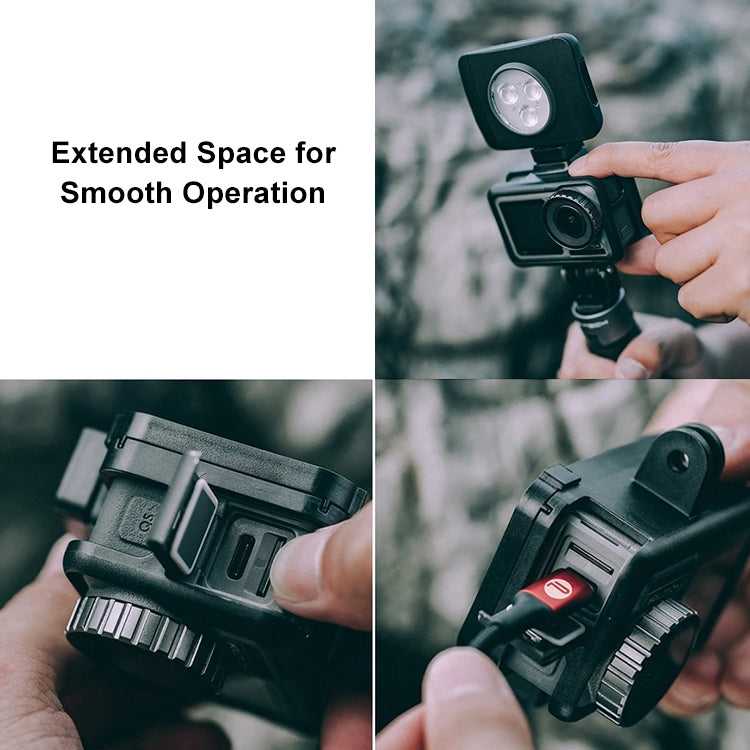 Jaula de conejo PGYTECH P-11B-010 Cámara deportiva Accesorio de Vlog para DJI Osmo Action — imagen 7