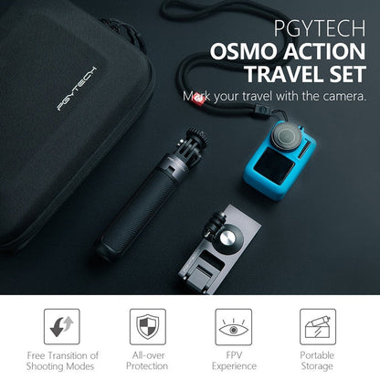 Trípode PGYTECH P-11B-027 Mochila Clip Bolsa de almacenamiento Kit de viaje para DJI Osmo Action — imagen 5