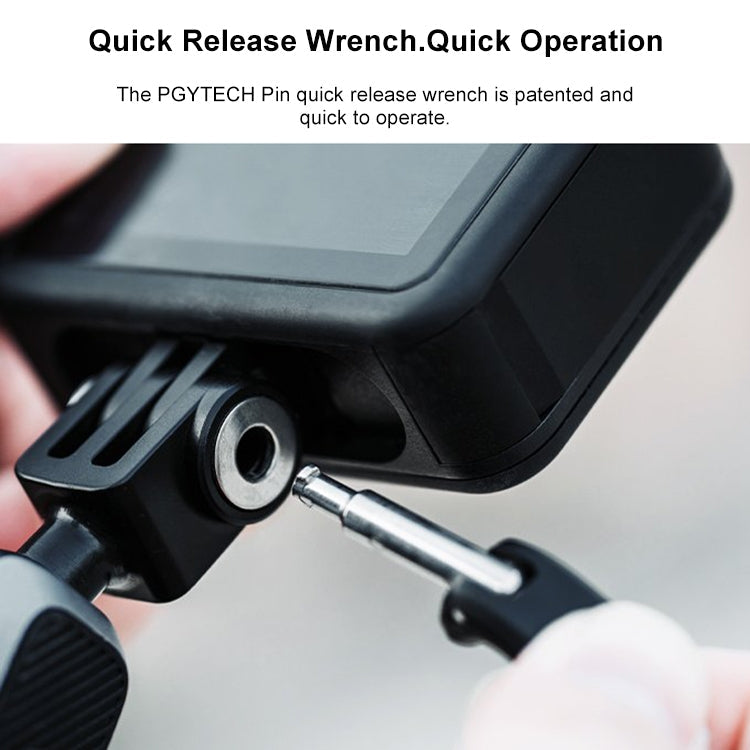Soporte PGYTECH P-GM-132 para teléfono con ventosa para cámara de acción para DJI Osmo Action (plateado) — imagen 9