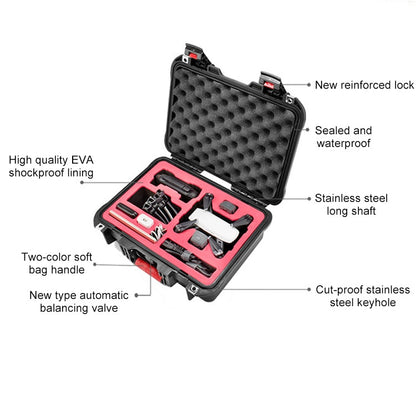 Estuche PGYTECH P-SP-101 rígido a prueba de golpes a prueba de golpes a prueba de explosiones (Negro) — imagen 3