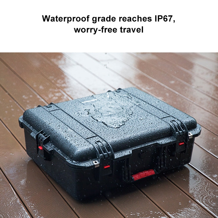 Estuche PGYTECH P-RH-001 rígido a prueba de golpes a prueba de golpes a prueba de explosiones, Tamaño: 63.4x50.3cm (Negro) —…