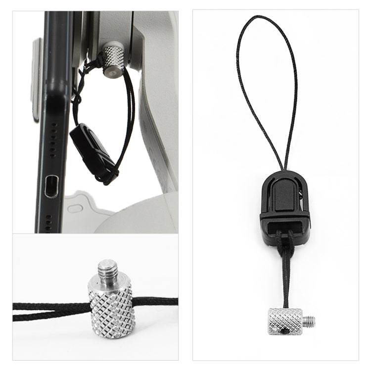 Soporte STARTRC para teléfono Clip Correa de cuerda anti-perdida Anti-caída (Negro) — imagen 2