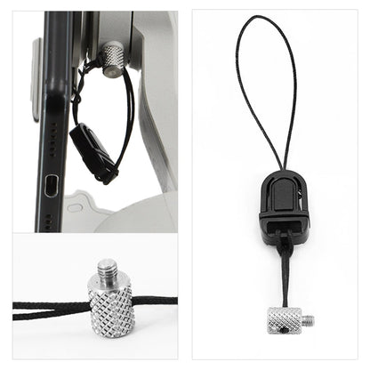 Soporte STARTRC para teléfono Clip Correa de cuerda anti-perdida Anti-caída (Negro) — imagen 2