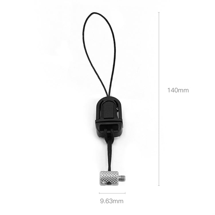 Soporte STARTRC para teléfono Clip Correa de cuerda anti-perdida Anti-caída (Negro) — imagen 3