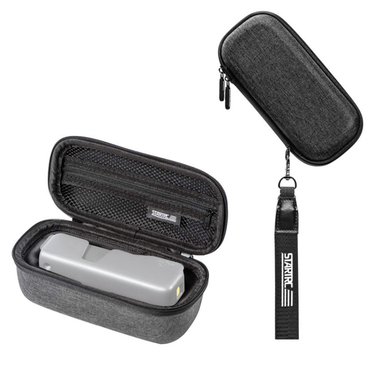 Estuche STARTRC rígido de transporte portátil de Dacron para almacenamiento de cuerpo para DJI Osmo Pocket 2 (Gris)