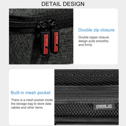 Estuche STARTRC rígido de transporte portátil de Dacron para almacenamiento de cuerpo para DJI Osmo Pocket 2 (Gris) — imagen…