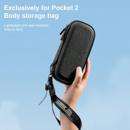 Estuche STARTRC rígido de transporte portátil de Dacron para almacenamiento de cuerpo para DJI Osmo Pocket 2 (Gris) — imagen…