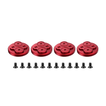 Cubierta protectora de metal para motor Sunnylife de 4 piezas para DJI Mini 2 (rojo) — imagen 2
