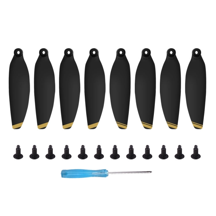 Set 8 PCS / Sunnylife 4726F Hélices de ala de liberación rápida de bajo ruido para DJI Mavic Mini / Mini 2 SE / Mini SE (Oro…