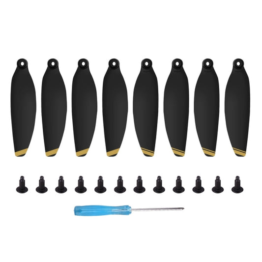 Set 8 PCS / Sunnylife 4726F Hélices de ala de liberación rápida de bajo ruido para DJI Mavic Mini / Mini 2 SE / Mini SE (Oro…