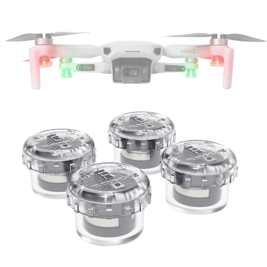 Luz indicadora de luz LED estroboscópica nocturna Sunnylife 2-Verde + 2-Roja para DJI Mavic 2 / Mavic Air 2 para DJI DJI Mav…