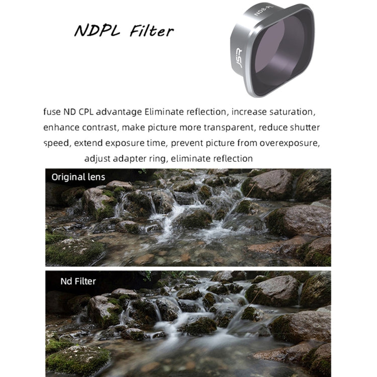 Lente JSR KS 4 in 1 ND8PL+ND16PL+ND32PL+ND64PL Filtro, Aluminum Alloy Frame — imagen 4