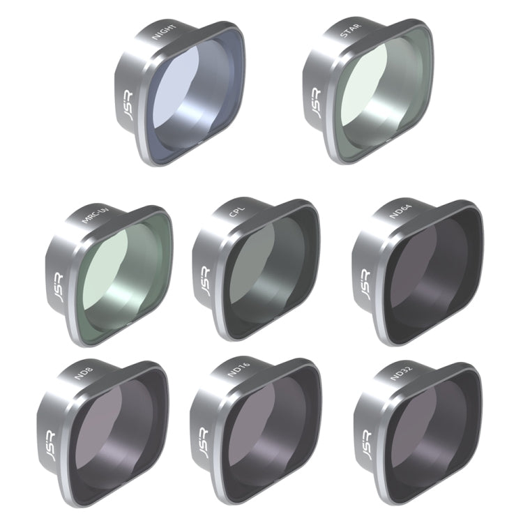 Lente JSR KS 8 in 1 Star+NIGHT+ND8+ND16+ND32+ND64+MCUV+CPL Filtro, Aluminum Alloy Frame — imagen 2