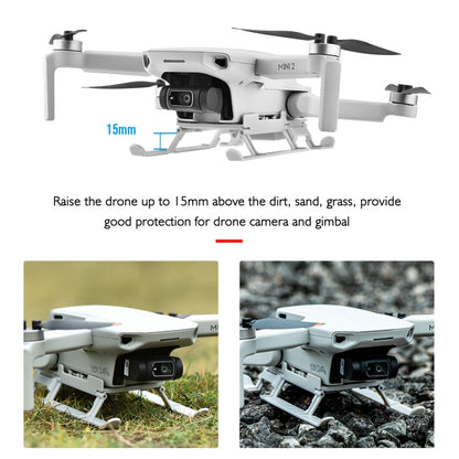 Soporte STARTRC 1109190 extensor de altura de tren de aterrizaje anticolisión de liberación rápida plegable para DJI Mavic M…