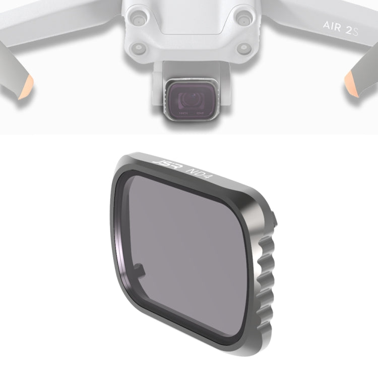 Filtro de lente JSR KS ND4, marco de aluminio para DJI Air 2S