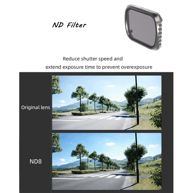 Filtro de lente JSR KS ND32, marco de aluminio para DJI Air 2S — imagen 4