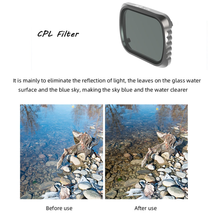 Filtro de lente de CPL de JSR KS, marco de aluminio para DJI Air 2S — imagen 4