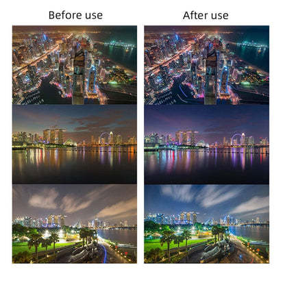 Filtro de lente JSR KS Night Light Reducción de la contaminación, marco de aluminio para DJI Air 2S — imagen 5