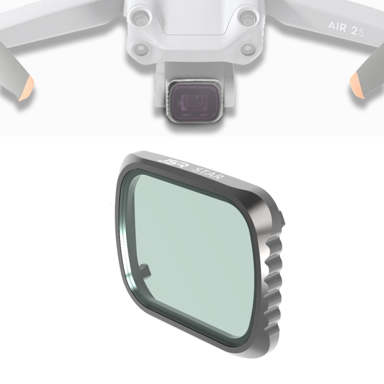 Filtro de lente de efecto estrella de JSR KS, marco de aluminio para DJI Air 2S