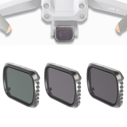 Filtro de lente JSR KS CPL + ND8 + ND16, marco de aluminio para DJI Air 2S