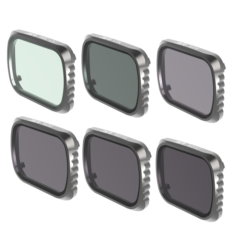 Filtro de lente JSR KS 6 en 1 UV + CPL + ND4 + ND8 + ND16 + ND32, marco de aluminio para DJI Air 2S — imagen 2