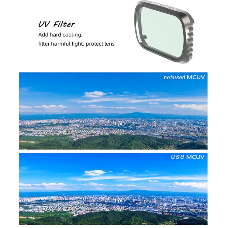 Filtro de lente JSR KS 6 en 1 UV + CPL + ND4 + ND8 + ND16 + ND32, marco de aluminio para DJI Air 2S — imagen 6