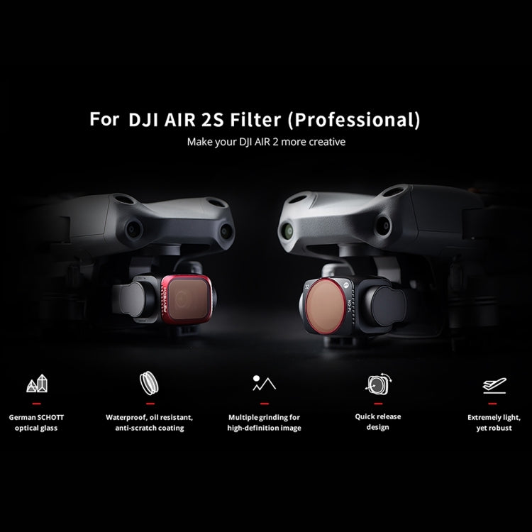 Filtro de lente UV PGYTECH P-16B-060 para DJI Air 2S — imagen 3
