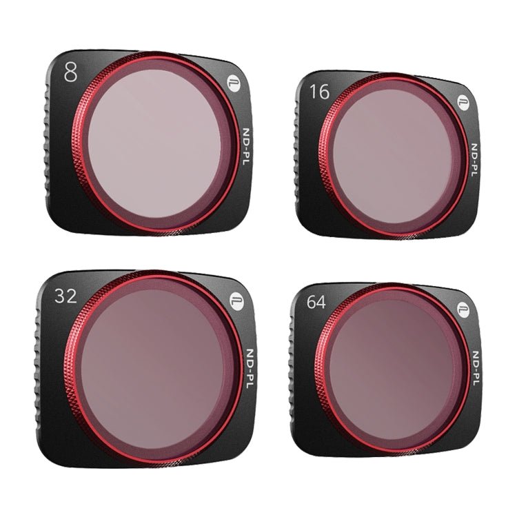 Kits de filtro de lentes Pgytech P-16B-063 4 en 1 NDPL8 + NDPL16 + NDPL32 + NDPL64 para DJI Air 2S