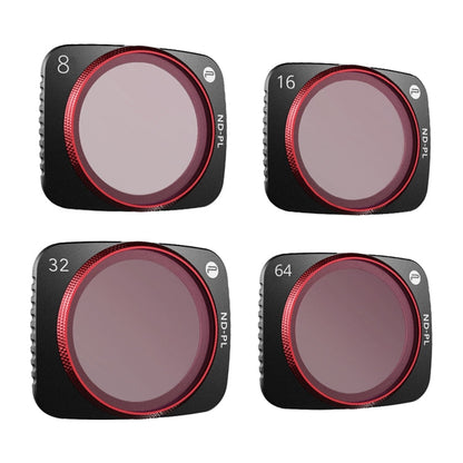 Kits de filtro de lentes Pgytech P-16B-063 4 en 1 NDPL8 + NDPL16 + NDPL32 + NDPL64 para DJI Air 2S