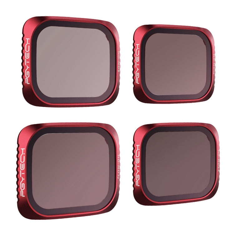 Kits de filtro de lentes Pgytech P-16B-062 4 en 1 ND8 + ND16 + ND32 + ND64 para DJI Air 2S
