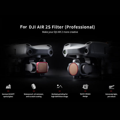 Filtro de lente PGYTECH P-16B-065 VAN (6-9 STOP) para DJI Air 2S — imagen 3