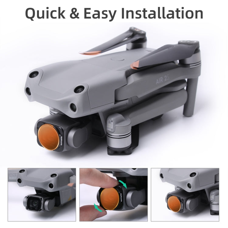 Filtro de lente Sunnylife A2S-FI9342 ND8 para DJI Air 2S — imagen 7