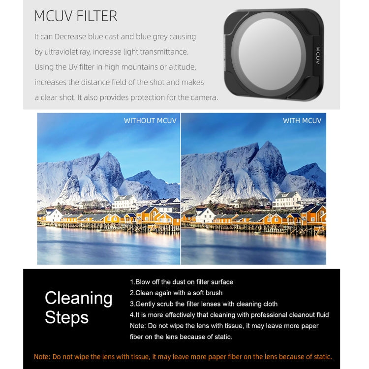 Filtro de lente Sunnylife A2S-FI9348 4 en 1 McUV + CPL + ND4 + ND8 para DJI Air 2S — imagen 6
