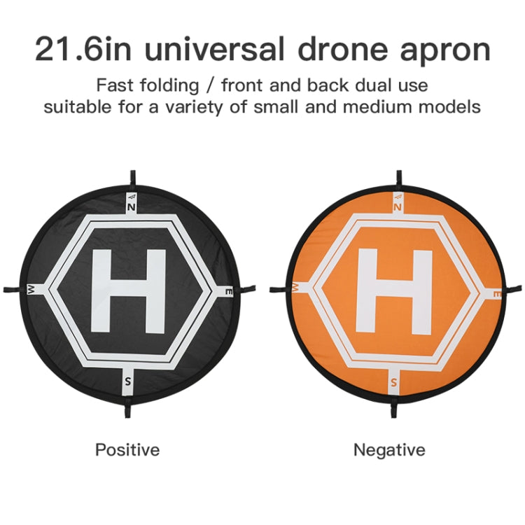 RCGeek 55 cm Aparcamiento portátil redondo Delantal Pad Listado plegable para DJI Mavic Mini / Air 2S para DJI DJI Mavic Min…