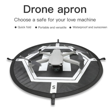 RCGeek 55 cm Aparcamiento portátil redondo delantal Pad Listado plegable con la luz de la noche para DJI Mavic Mini — imagen…