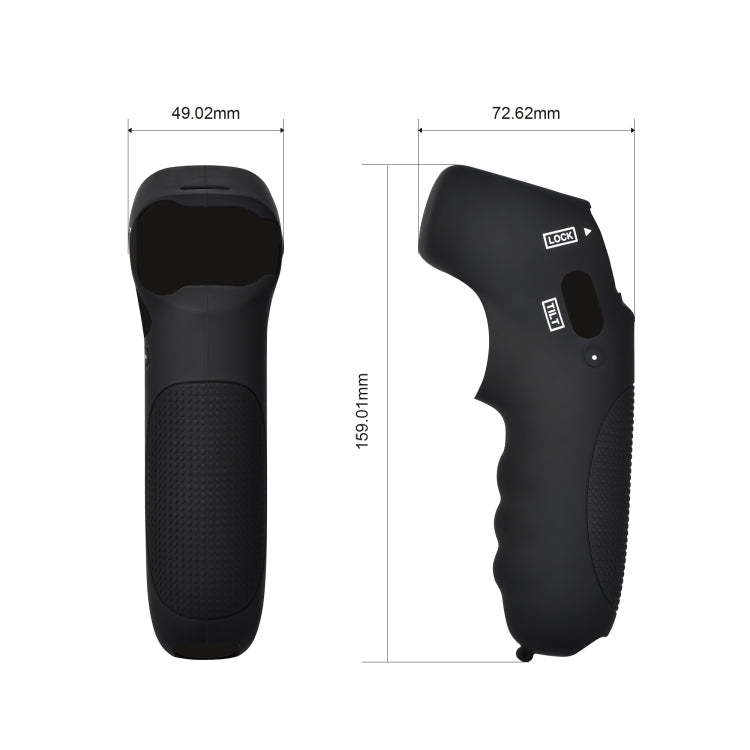 Caja anti-scratch a prueba de golpes STREUNTRC Silicone (Negro) — imagen 3