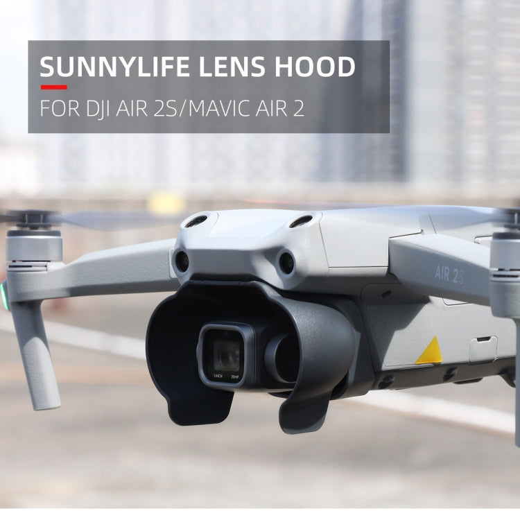 Lente de la SUNNYLIFE A2S-Q9350 cámara SUNSHADE HOUND ANTLARE para DJI Mavic Air 2 / Air 2S (negro) para DJI DJI Mavic Air 2…