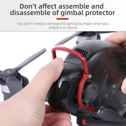 Sunnylife FV-Q9353 Gimbal Bumper Anti-Collision Aluminio protector de protector de aleación para el parachoques (Negro) — im…