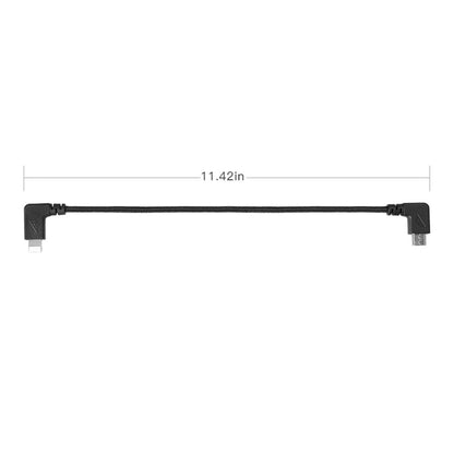 Cable de datos RCSTQ 29CM LOTE MICRO USB A 8 PIN, IPHONE, iPAD para DJI Mavic 2 Pro / Mavic Mini (Negro) para DJI DJI Mavic……