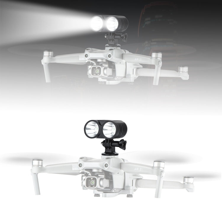 StarTRC OWL Noche Lámpara de vuelo Lámpara de búsqueda Luz de señal de luz para DJI Mavic 2 / Mini 2 / Air 2S (Negro) para D…