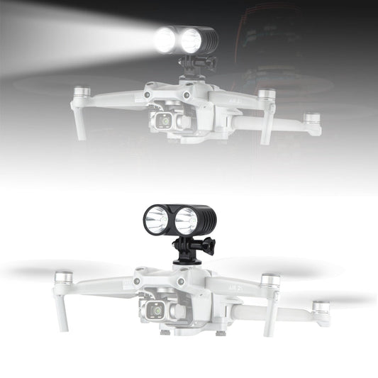 StarTRC OWL Noche Lámpara de vuelo Lámpara de búsqueda Luz de señal de luz para DJI Mavic 2 / Mini 2 / Air 2S (Negro) para D…