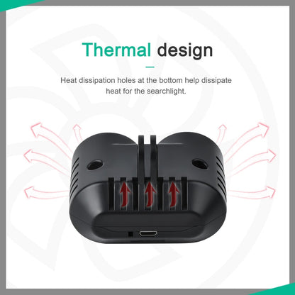 StarTRC OWL Noche Lámpara de vuelo Lámpara de búsqueda Luz de señal de luz para DJI Mavic 2 / Mini 2 / Air 2S (Negro) para D…