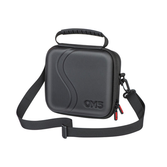 Bolsa de almacenamiento de cuero StarTRC Portátil PU Caja de transporte, Tamaño: 20 cm x 18 cm x 6,5 cm (negro)
