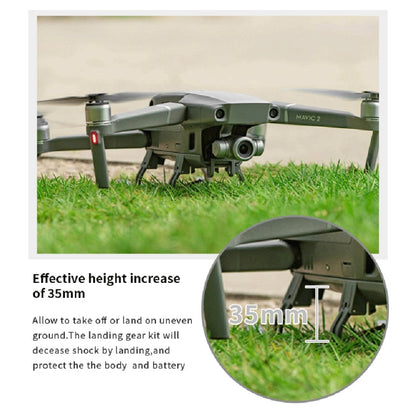 Transporte de entrenamiento de tren de aterrizaje extendido de StarTRC para DJI Mavic 2 (GRIS) — imagen 5