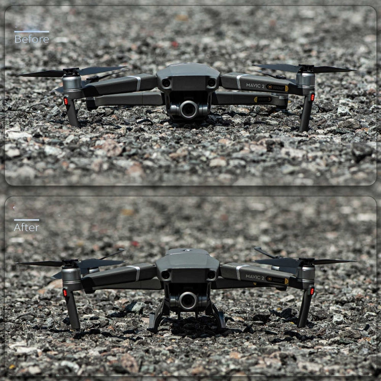 Transporte de entrenamiento de tren de aterrizaje extendido de StarTRC para DJI Mavic 2 (GRIS) — imagen 6