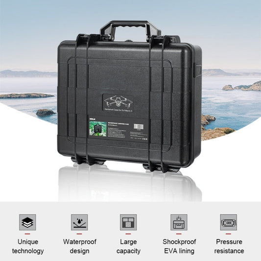 Estuche StarTRC 1110290 ABS impermeable a prueba de golpes estuche a prueba de golpes para DJI Mavic 3 (Negro) — imagen 2